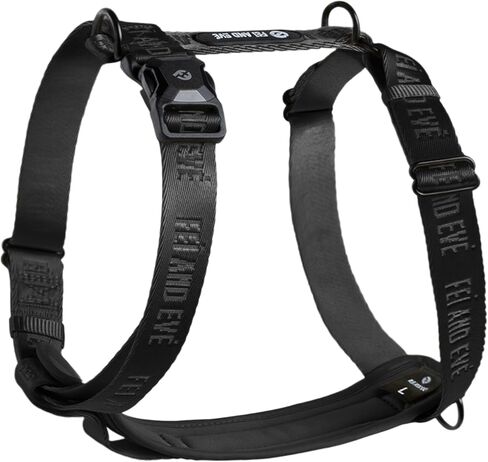 2026 New Edition, Fei & Eve Moxie H-Shape Dog Harness | MagEase Magnetic Buckle | Ultra-Lightweight & Breathable | 3-Point No-Pull Control | Soft & Durable 210D Nylon | Medium,Champagne in Kuwait