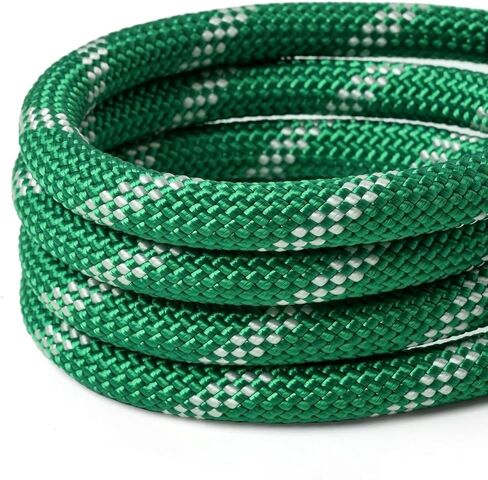 Dog Training Slip Leash, No Pull, Durable Reflective Lead, Puppy Heavy Duty Loop Rope, Comfortable Handle, 6 ft, 1/2 inch, diam. Forest/White in Kuwait