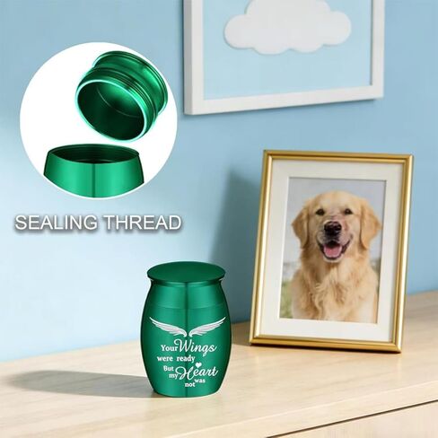 Keepsake Urn Pendant Waterproof 2PC Heart Memorial Necklace Carving Commemorative Cremation Ashes Holder for Adults Pets, 2PC in Kuwait