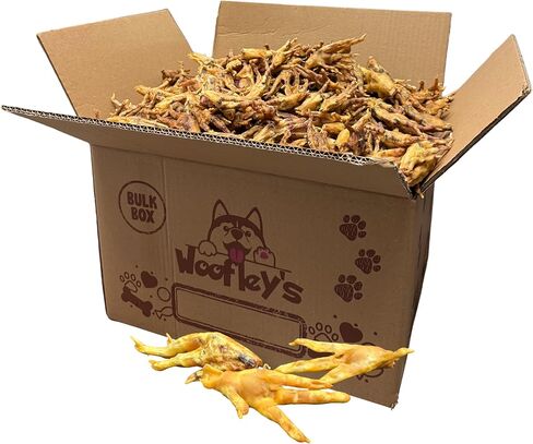 Woofley's Chicken Feet (50 Count)- Chicken Feet Dog Treats - Natural Dog Chews and Treats in Kuwait