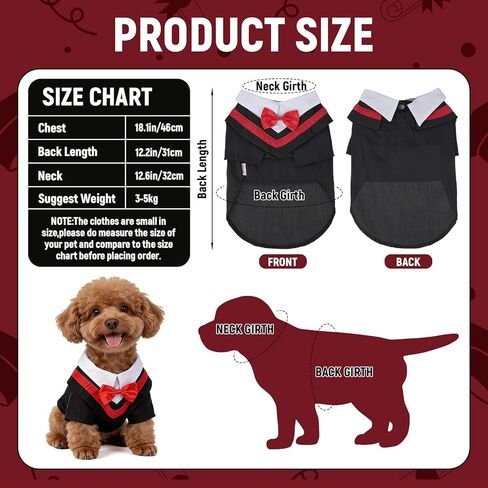 Ishua Pet Graduation Costume Graduation Gown for Small Dog Cat Graduation Costume Shirt Party Outfit in Kuwait