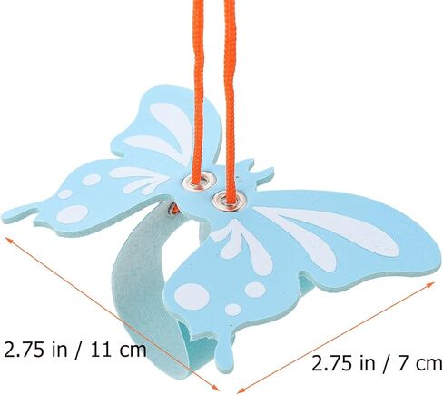Adjustable Outdoor Lizard Traction Rope Harness Leash Kit with Wing Pattern Blue for Walking Reptiles in Kuwait