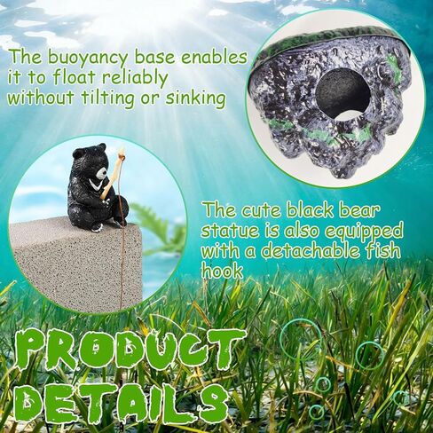 Aquarium Floating Island Decoration with Interactive Fish Feeding Hook, Floating Betta Hide and Shrimp Cave, Aquarium Decor with Hideout Tunnel, Betta Fish Hammock in Kuwait