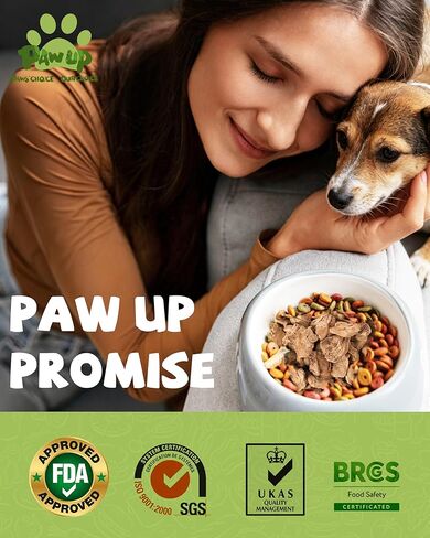 PAWUP مكافآت قلوب الدجاج المجففة بالتجميد للكلاب، قلب دجاج مكون واحد للكلاب، توراين طبيعي لصحة القلب، علاجات تدريب الكلاب عالية البروتين، 3.2 أونصة in Kuwait