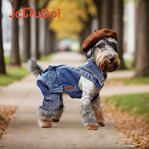 Fashion Dog Jeans Jacket with Pocket Pet Onesies Denim Coat,Puppy Overall Apparel Small Clothes Costumes Vest Shirts Pants Dogs Cats Boy Girl (X-Small) in Saudi Arabia
