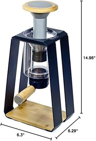 Trinity ONE 3-in-1 Press Drip, Immersion Specialty Coffee Maker, Black in Kuwait