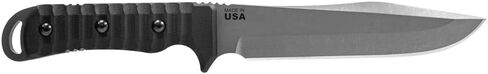 Tops Knives Apache Dawn Rockies Edition Full Tang شفرة ثابتة - لمسة نهائية متساقطة - غمد نايلون MIL-SPEC زيتوني (مقبض G10 أسود) in Kuwait