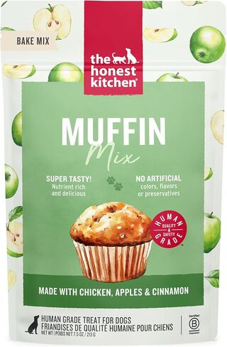 مزيج كعكة عيد الميلاد من الدرجة البشرية للكلاب من The Honest Kitchen - الدجاج والتوت، كيس 7.5 أونصة in Kuwait