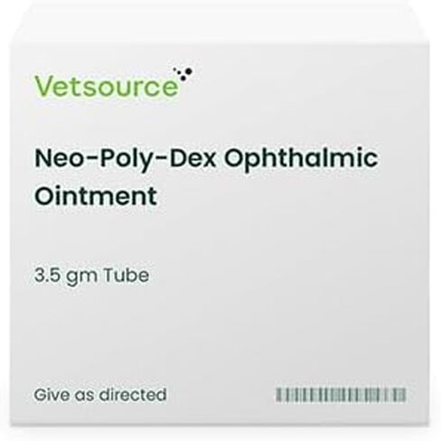 Neo-Poly-Dex Ophthalmic Ointment for Animals, 3.5 gm, 1 Tube in Kuwait