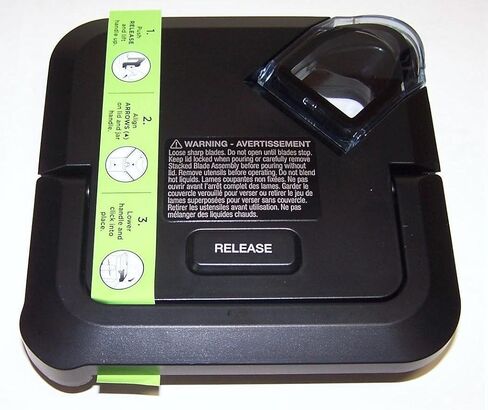 Ninja Kitchen Systems غطاء قفل إبريق مقاس 72 أونصة مقاس XL - يناسب نظام الذكاء التلقائي فقط خلاطات وأباريق الذكاء التلقائي المزودة بفوهة صب ممتدة فقط - الطرازات الجديدة فقط in Kuwait