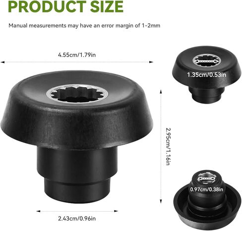 028538 Blender Drive Coupling, Compatible with Waring Xtreme Series MX1000, MX1050, MX1100, MX1200, MX1300, MX1500 XT, XTP, XTS, XTX and More Models in Kuwait