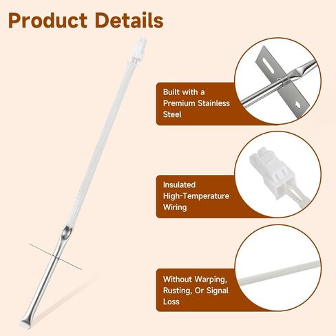 مسبار مستشعر درجة حرارة الفرن متوافق مع LG استبدال #: EBG61305801 EAP11732697 4210332 AP5989951 in Kuwait