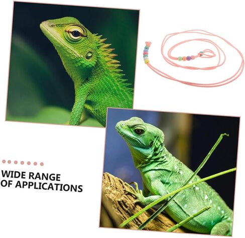 3pcs Lizard Harness Leash Set for Bearded Dragon and Small Pets, Adjustable Glow-in-The-Dark Reptile Leash for Outdoor Walking and Travel in Kuwait