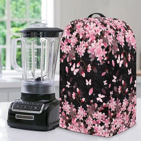 Coffee Pattern Blender Dust Cover Stand Mixer or Coffee Maker Appliance Covers, Anti Fingerprint Polyester Dust Proof Stain Resistant Blender Cover for Home Kitchen in Saudi Arabia