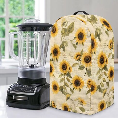 Coffee Pattern Blender Dust Cover Stand Mixer or Coffee Maker Appliance Covers, Anti Fingerprint Polyester Dust Proof Stain Resistant Blender Cover for Home Kitchen in Saudi Arabia