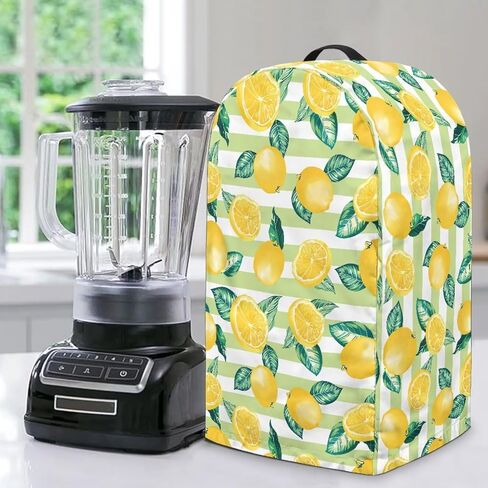 Coffee Pattern Blender Dust Cover Stand Mixer or Coffee Maker Appliance Covers, Anti Fingerprint Polyester Dust Proof Stain Resistant Blender Cover for Home Kitchen in Saudi Arabia