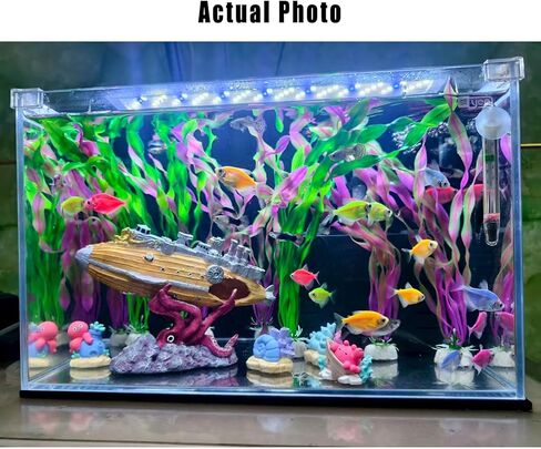 7.9 inch Special Design Kraken Submarine Realistic Shipwreck Decor for Aquarium - Resin Sunken Ship Ornament with Fish Hideouts, Fish Tank Accessories, Aquarium Ornaments, Fish Tank shipwrecks in Kuwait