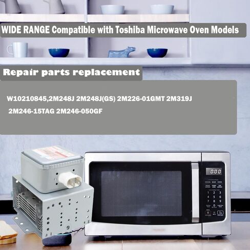 New 2M248J (GS) Microwave Magnetron for Toshiba Whirlpool and LG Midea Microwave Oven Tube JVM1490BD003 Compatible 2E-13-37 2M217J 2M253J(XB) 2M248J 2M226-01GMT 2M319J Microwave Magnetron in Kuwait