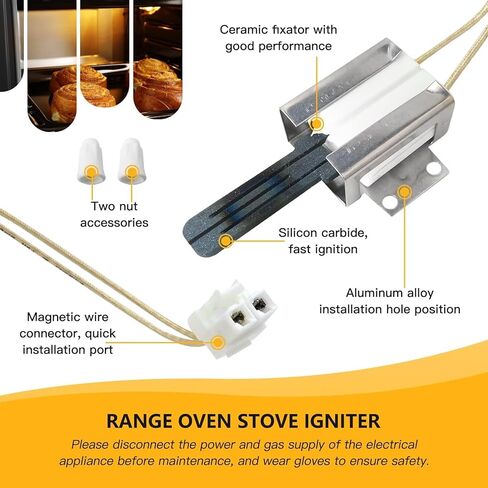 316489403 Gas Oven Igniter Update for Kenmore Oven/Stove Model 790.74333311 790.74333313 790.74333314 790.74333315 790.7433431 790.74334311 790.74334312 790.74334313,New Version in Kuwait