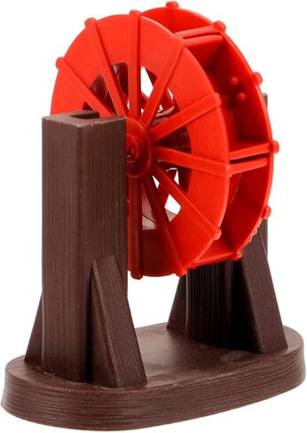 ABOOFAN Small Water Wheel Model 3.54X2.95In Simulation Fountain Ornament for Desktop Aquarium Fish Tank Zen Garden Landscape Decoration in Kuwait