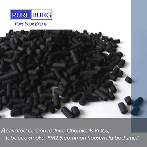 PUREBURG ECO 5 Odor Absorbing Carbon Refills Pack Compatible with Vitamix FoodCycler Model ECO 5, Collection Lid Filter Carbon Filters in Kuwait