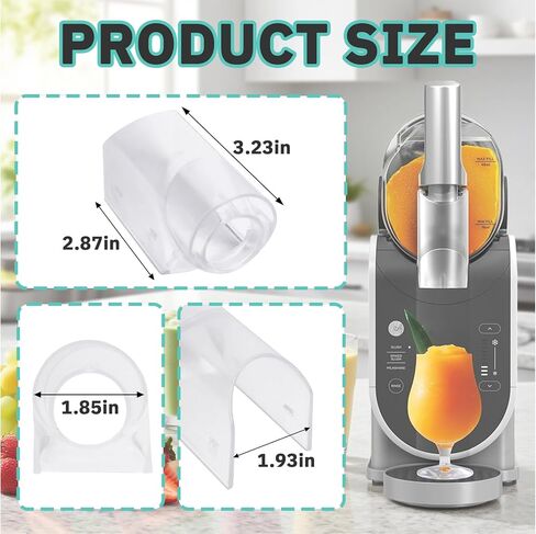 Replacement Spout Cover for Ninja 88 oz Slushie Machine & Frozen Drink FS301, FS300, FS301C, CL301A, CO305F, BPA Free, Slushie Machine Accessory Cover, PC(Clear) in Kuwait