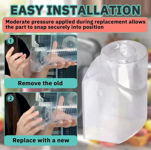 Replacement Spout Cover for Ninja 88 oz Slushie Machine & Frozen Drink FS301, FS300, FS301C, CL301A, CO305F, BPA Free, Slushie Machine Accessory Cover, PC(Clear) in Kuwait