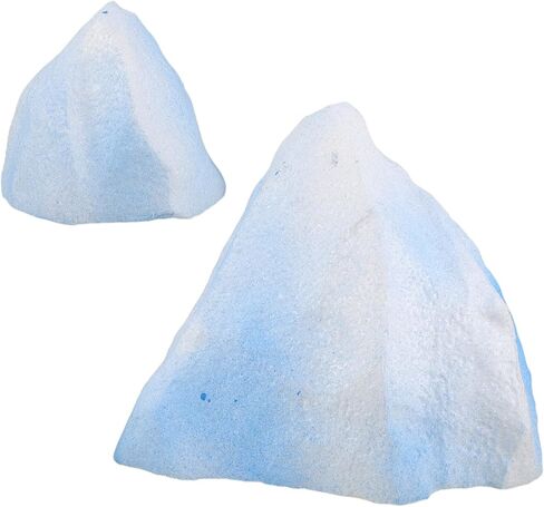 Toddmomy 2Pcs Fake Iceberg Aquarium Decor: Safe Foam Mountain Model for Fish Tank Accessories, Axolotl Tunnel & Landscape Rockery (Blue) in Kuwait