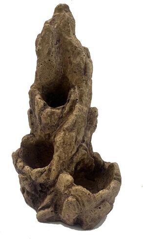 Fish Tank Decorations, Large Aquarium Decor Accessories with Egyptian Pharaoh Pyramid, Bearded Dragon Hideout, Reptile & Amphibian Habitat Hideouts(Gold Pyramid) in Kuwait