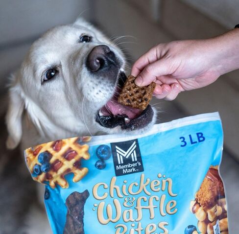 Member Marks Chicken & Waffle Bites Chicken Recipe Dog Treats, 48 oz. PARC-1 in Kuwait