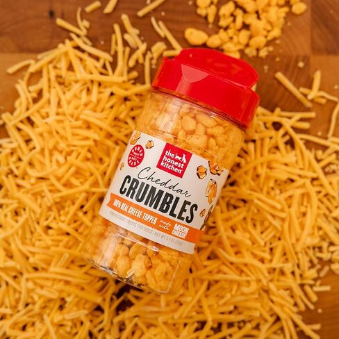 The Honest Kitchen Human Grade Cheddar Crumbles 100% Real Cheese Topper Made with Moon Cheese in Kuwait