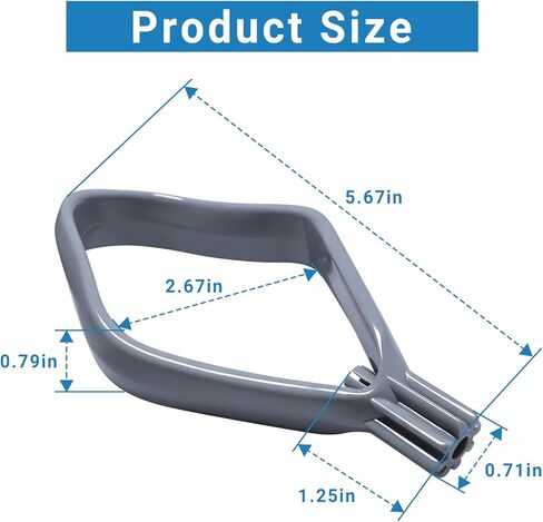Proline Cookie Paddles Compatible with NutriMill Artiste Stand Mixers Replacement Attachments for Thick Cookie Dough, Butter & Creaming (Paddles Only) in Kuwait