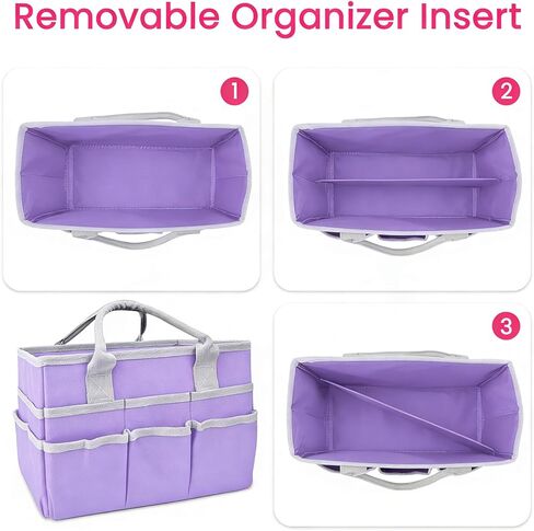 Dog Grooming Organizer Bag with 5 Pockets, 600D Oxford Portable Tote for Pet Supplies, Travel Storage for Grooming Tools, Shampoo, Brush, Clipper - Lightweight & Durable in Kuwait