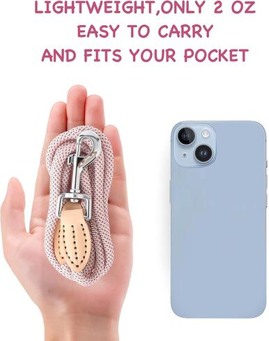 Mile High Life Small Dog Leash, Thin Lightweight Reflective Rope Leash with Genuine Leather Connection, Great for Small Medium Dogs (Pink, 48 Inch-1/3) in Kuwait