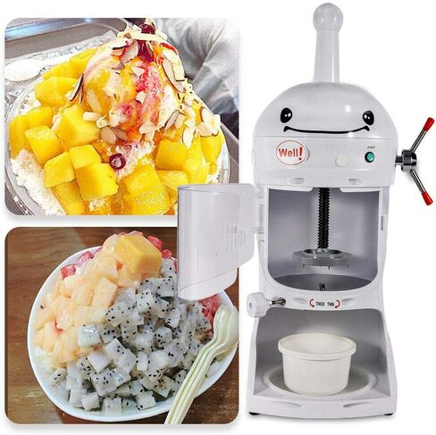 Electric 350W Ice Shaver Snow Cone Maker Machine Premium Shaved Ice Machine for Milk Tea Shop Coffee Shop Commercial Home Use 110V in Kuwait