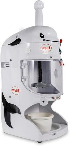 Electric 350W Ice Shaver Snow Cone Maker Machine Premium Shaved Ice Machine for Milk Tea Shop Coffee Shop Commercial Home Use 110V in Kuwait