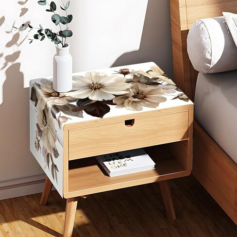 Microwave Dust Proof Cover Anti-Oil Dustproof Home Decor with Autumn Flower Pattern, Decorative Kitchen Anti-Oil Dustproof Home Decor (Flower B) in Saudi Arabia