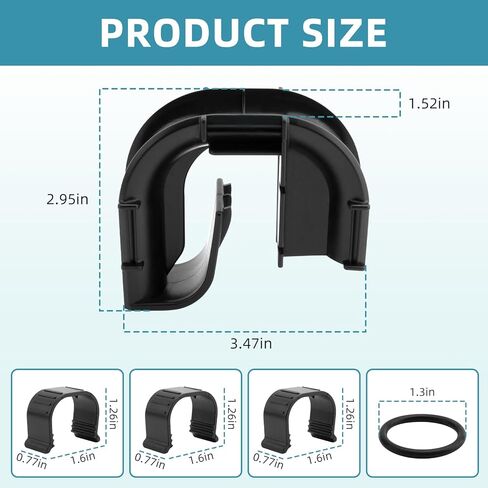 Maglu Rim Connector for Fluval FX4/FX5/FX6 Aquarium Filters - Aquarium Hose Fitting Rim Connector for FX4 Canister Filter, Replacement Part A20230, 2 Pack in Kuwait