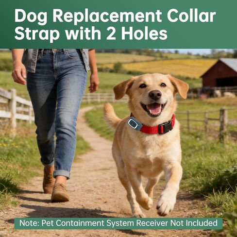 طوق بديل متوافق مع Petsafe إذا كان 100 حزمة من 2، بوليستر قابل للتعديل وخفيف الوزن، استبدال طوق متوافق مع Petsafe لأطواق السياج الداخلية واللاسلكية، ملاءمة مريحة in Kuwait
