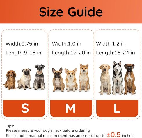 طوق للكلاب متوسطة الحجم، مصنوع من جلد البولي يوريثان الناعم مع بطانة من النيوبرين، مريح وخفيف الوزن، قابل للتعديل، متين بإبزيم سريع التحرير وحلقة قوية على شكل حرف D، رقبة مقاس M مقاس 12-20 بوصة، وردي in Kuwait