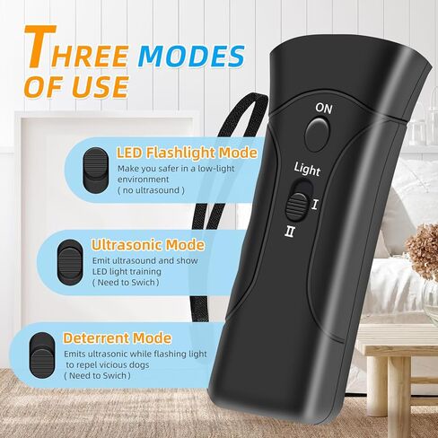 Anti Barking Device Ultrasonic Dog Deterrent Control Ultra Sonic Bark Deterrents Stop Waterproof Outdoor Corrector Devices 3 in 1 Frequencies Bark Guard Mod Trainer Stopper For Small Medium Large Dogs in Kuwait