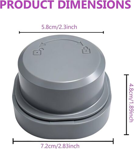 Blade Cover And Vessel Cap for Ninja Blast Portable Blender - Compatible with BC100/BC151 Series, 2-in-1 Replacement Parts, Food Grade, Leakproof, Dishwasher Safe in Kuwait