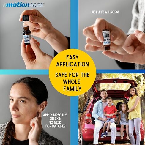 MotionEaze Sickness Relief, All-Natural Topical Liquid, 2.5 ml (Pack of 2) in Saudi Arabia