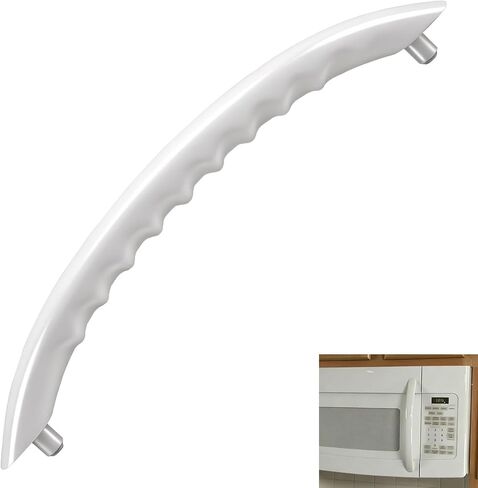 WB15X10224 Microwave Oven Door Handle for GE Microwave JVM17, LVM17, JNM1731, JVM1540, JNM1541, EVM1750DM, HVM1540, HVM1750 Series, Replace EA1480986 PS1480986 AP3993827 AH1480986 in Kuwait
