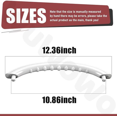 WB15X10224 Microwave Oven Door Handle for GE Microwave JVM17, LVM17, JNM1731, JVM1540, JNM1541, EVM1750DM, HVM1540, HVM1750 Series, Replace EA1480986 PS1480986 AP3993827 AH1480986 in Kuwait