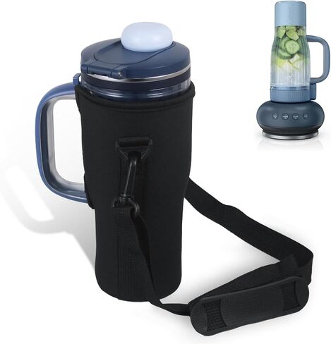 Blender Storage Sleeve Bag for Ninja BlendBOSS Personal Smoothie Blender 26oz, Waterproof Insulated Neoprene Blender Travel Bag Holder Sleeve with Adjustable Shoulder Strap in Kuwait