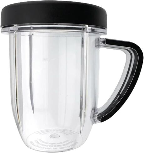 وعاء خلاط، وعاء كوب بديل بوزن 30 أونصة مع مجموعة حلقة الشفاه، متوافق مع Nutribullet، لـ RX 1700W NB-301، N17-1001، NBM-U0272 (قطعة واحدة) in Kuwait