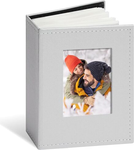 ألبوم صور Vienrose مقاس 4x6 300 صورة بغلاف جلدي مع 300 جيب أفقي، ألبومات صور سهلة الارتداء لحفلات الزفاف وإجازة الأطفال، أسود in Kuwait