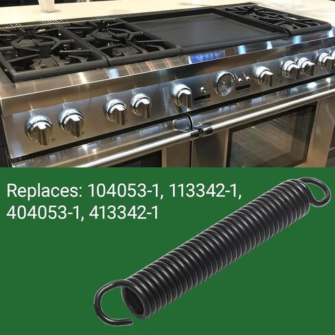 Oven Door Spring 413342-1 for Vulcan-Hart Oven Models EG160,EG260,EG36,EG60,E24L,E36L,Replaces 104053-1, 113342-1, 404053-1, 413342-1 in Kuwait