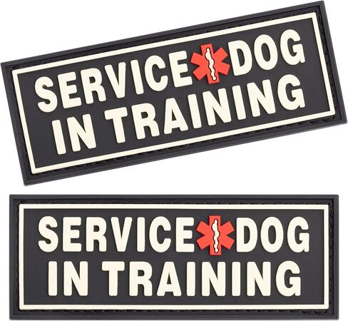 Dogline 3D Rubber Removable Patches for Dog Harness and Vest in Kuwait
